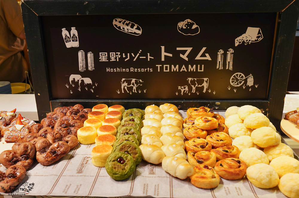 星野TOMAMU度假村自助早餐hal，鮭魚親子丼、法國吐司、豐盛西式糕點櫃，早餐前先至水之教堂參觀 @緹雅瑪 美食旅遊趣
