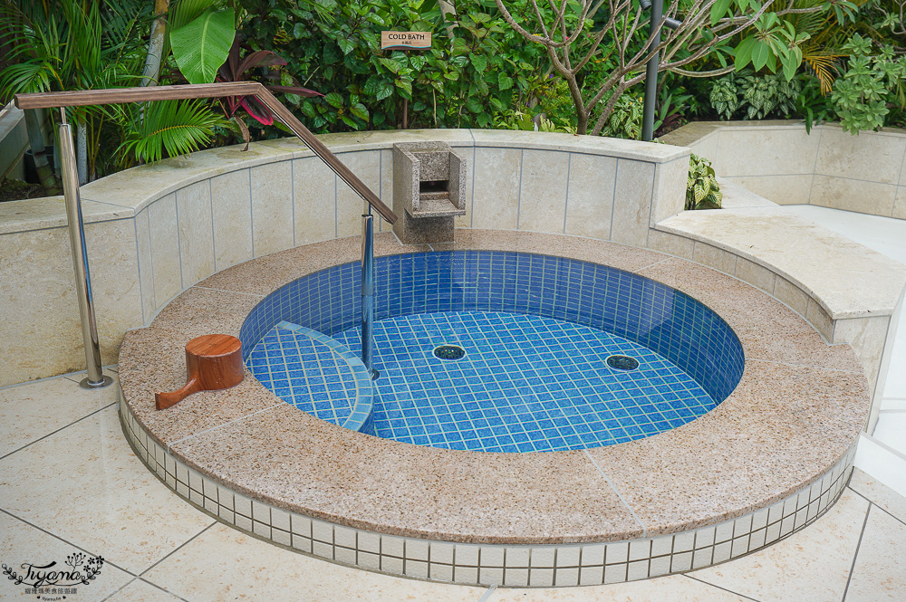 JUNGLIA OKINAWA浴池區「SPA JUNGLIA｜熱帶綠洲」，戶外無邊際浴池，叢林景觀餐廳熱帶綠洲 @緹雅瑪 美食旅遊趣