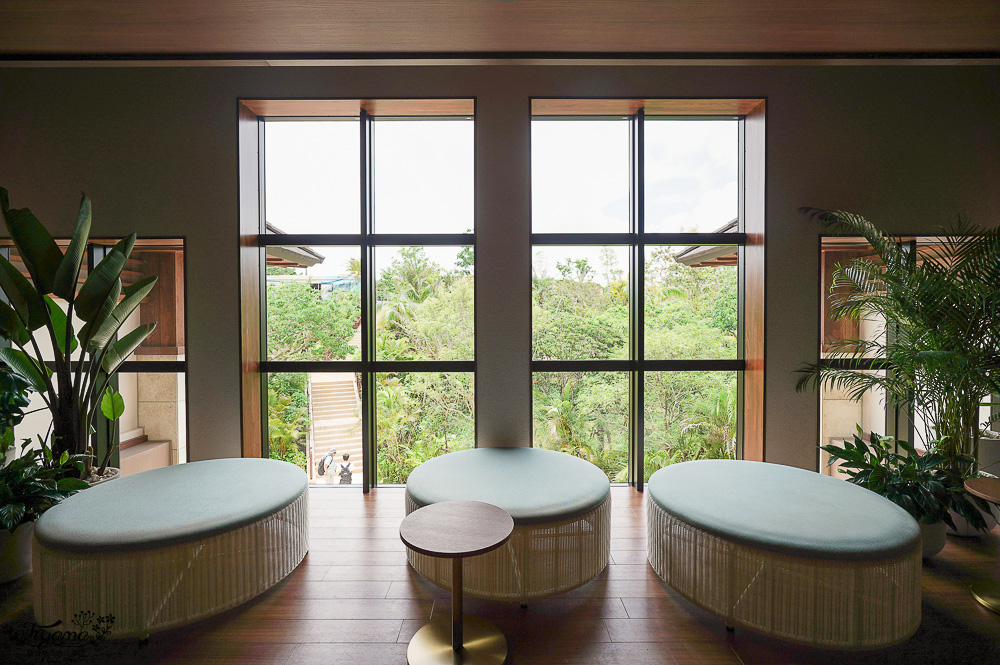 JUNGLIA OKINAWA浴池區「SPA JUNGLIA｜熱帶綠洲」，戶外無邊際浴池，叢林景觀餐廳熱帶綠洲 @緹雅瑪 美食旅遊趣