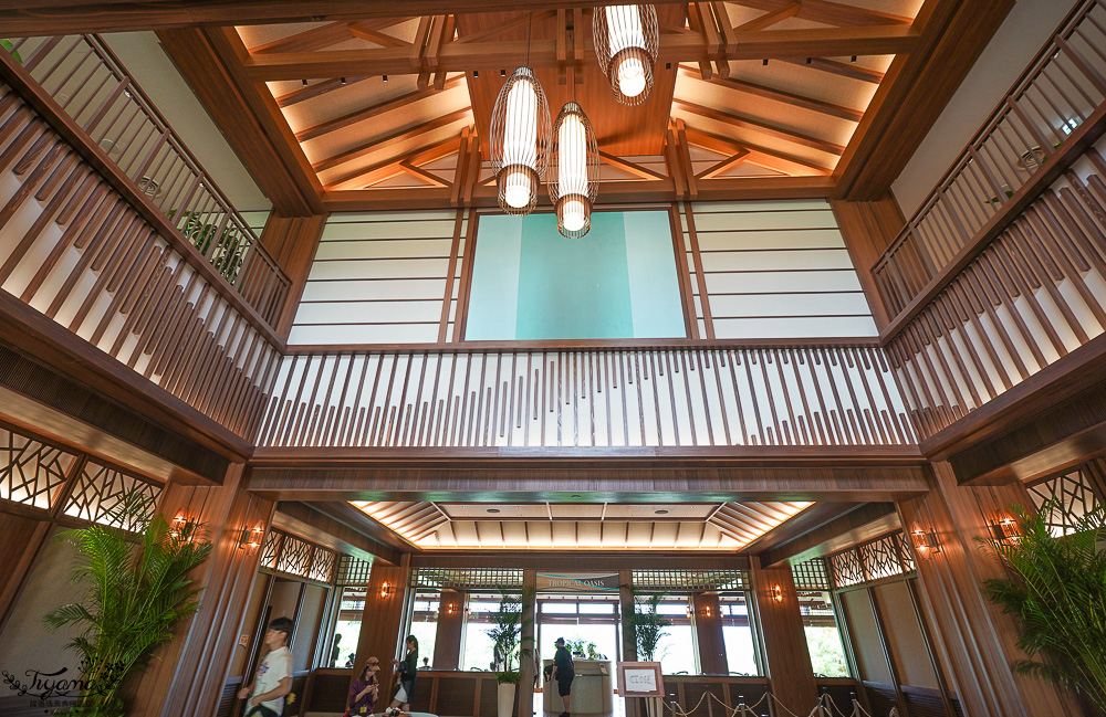 JUNGLIA OKINAWA浴池區「SPA JUNGLIA｜熱帶綠洲」，戶外無邊際浴池，叢林景觀餐廳熱帶綠洲 @緹雅瑪 美食旅遊趣