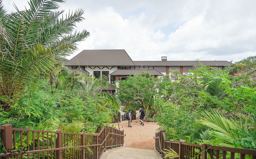 JUNGLIA OKINAWA浴池區「SPA JUNGLIA｜熱帶綠洲」，戶外無邊際浴池，叢林景觀餐廳熱帶綠洲 @緹雅瑪 美食旅遊趣