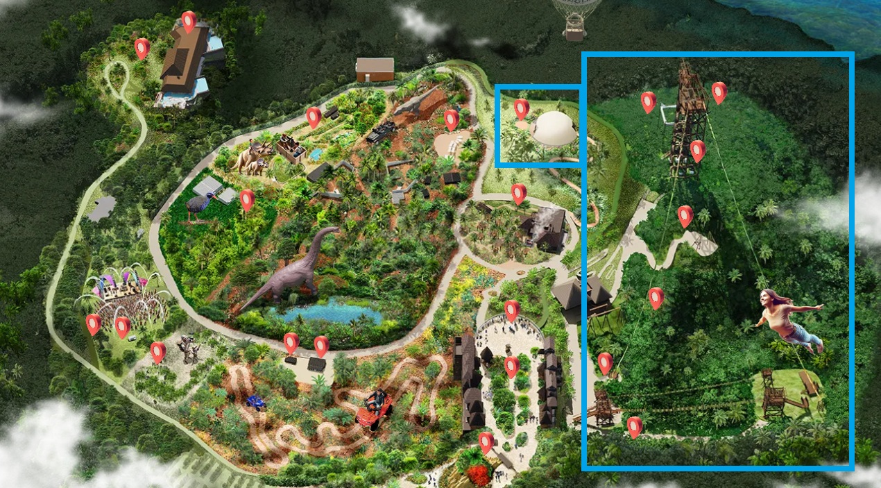 JUNGLIA OKINAWA攻略.門票.交通｜各項項遊樂設施｜3間美食餐廳｜歡迎來到侏羅紀叢林樂園 @緹雅瑪 美食旅遊趣