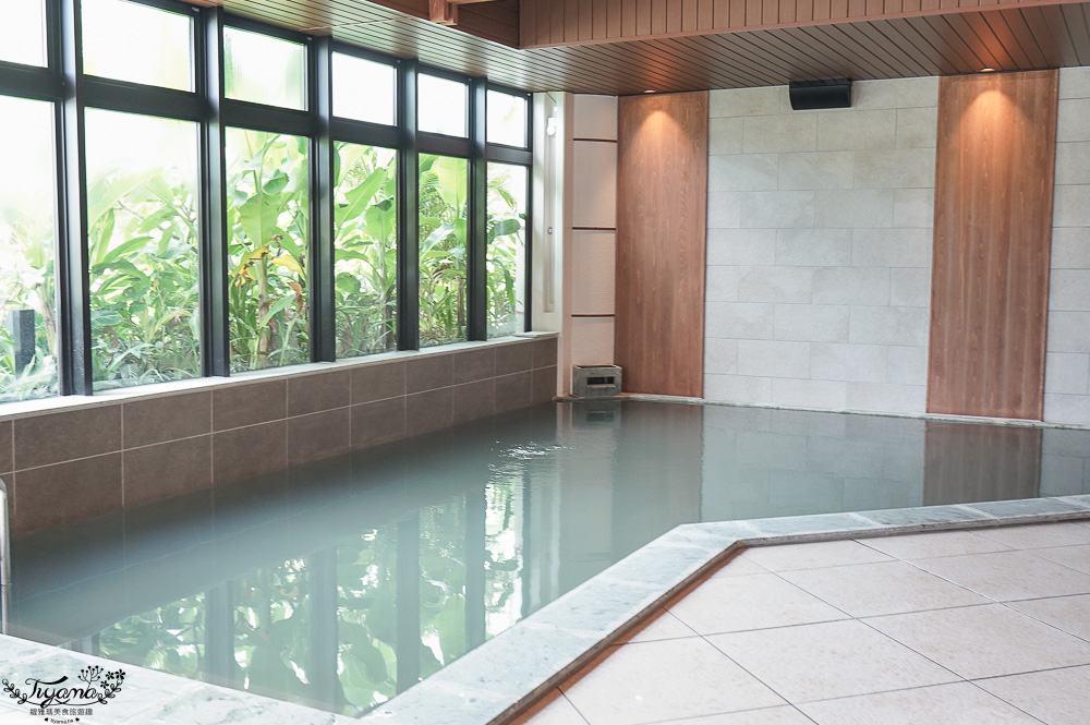 JUNGLIA OKINAWA浴池區「SPA JUNGLIA｜熱帶綠洲」，戶外無邊際浴池，叢林景觀餐廳熱帶綠洲 @緹雅瑪 美食旅遊趣