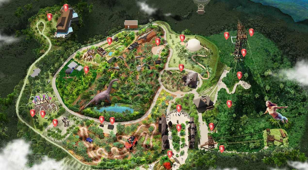 JUNGLIA OKINAWA攻略.門票.交通｜各項項遊樂設施｜3間美食餐廳｜歡迎來到侏羅紀叢林樂園 @緹雅瑪 美食旅遊趣