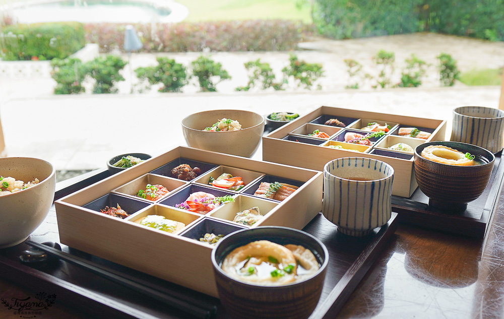 虹夕諾雅 竹富島一食二泊餐飲篇，九宮格重箱料理早餐，日料法吃”島上風土料理”預約制晚餐 @緹雅瑪 美食旅遊趣