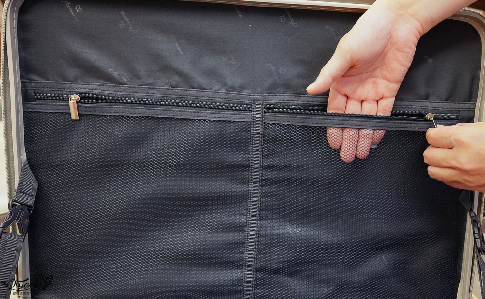 台灣行李箱推薦｜Arowana亞諾納 台灣設計品牌：31吋極致美學運動鋁框行李箱｜29吋前開式/側開式 避震輪河馬行李箱｜走出你的旅行品味 @緹雅瑪 美食旅遊趣