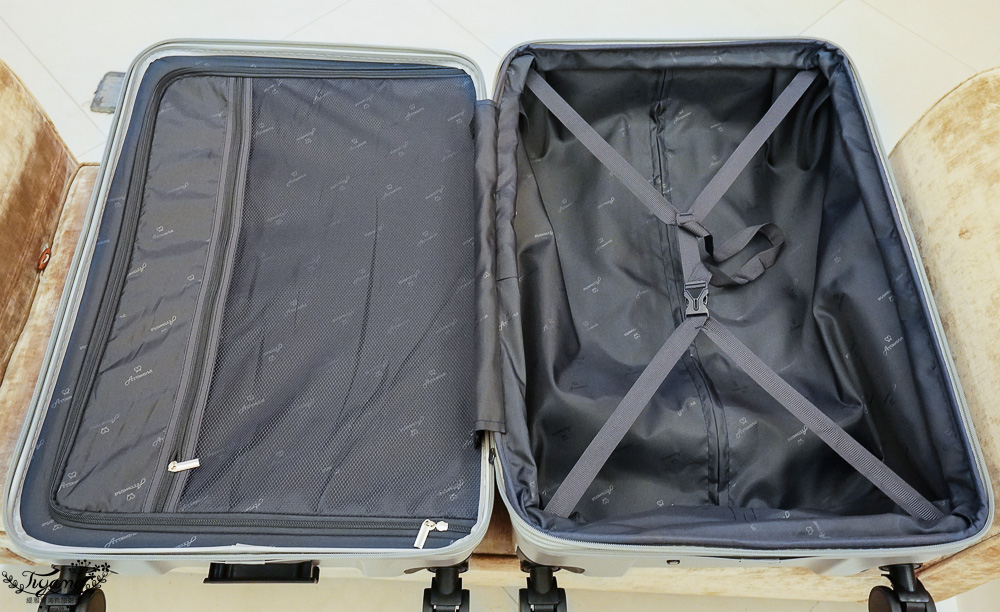 台灣行李箱推薦｜Arowana亞諾納 台灣設計品牌：31吋極致美學運動鋁框行李箱｜29吋前開式/側開式 避震輪河馬行李箱｜走出你的旅行品味 @緹雅瑪 美食旅遊趣