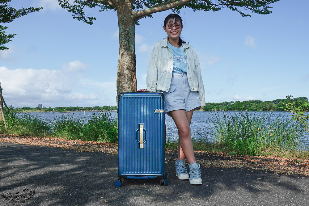 台灣行李箱推薦｜Arowana亞諾納 台灣設計品牌：31吋極致美學運動鋁框行李箱｜29吋前開式/側開式 避震輪河馬行李箱｜走出你的旅行品味 @緹雅瑪 美食旅遊趣