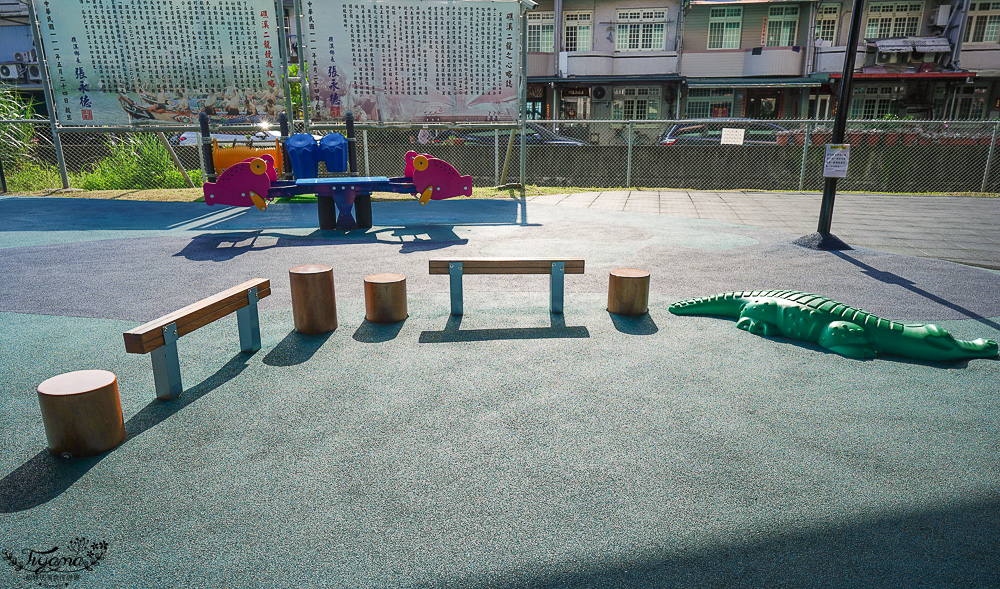 宜蘭公園「礁溪二龍之心公園」龍舟主題親子景點，高速公路下的遮陽兒童遊戲場、籃球場！有免費停車場 @緹雅瑪 美食旅遊趣