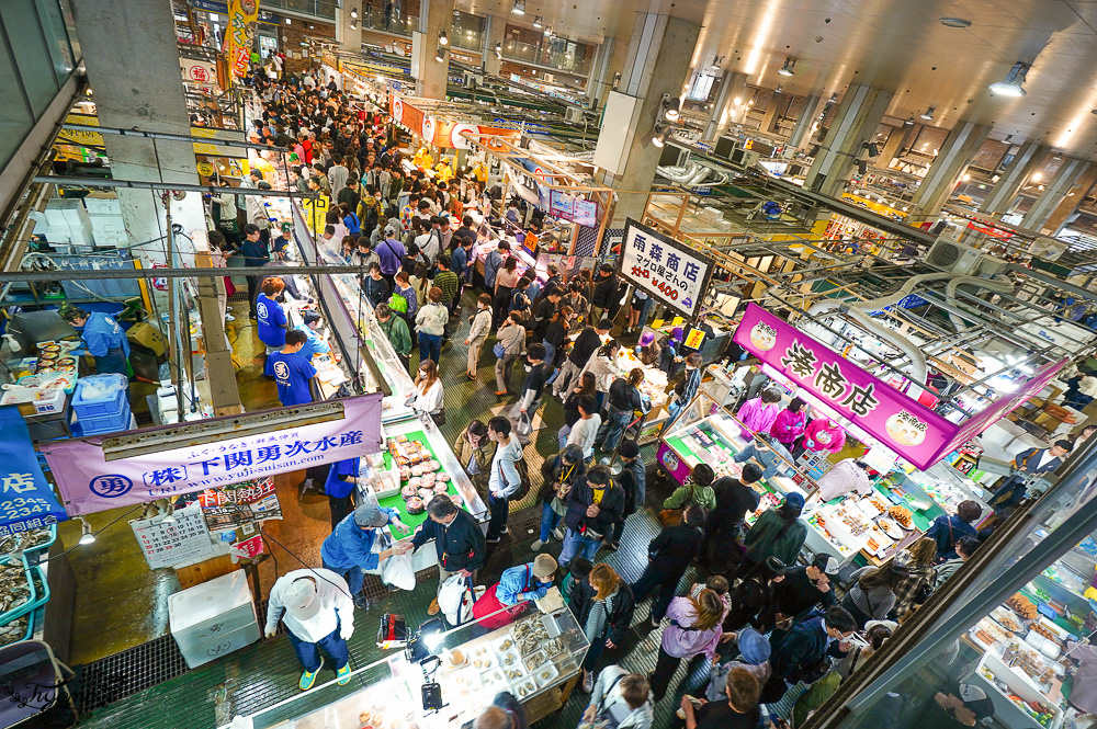 唐戶市場就是要假日來！浮誇海鮮壽司、海鮮丼、吃河豚生魚片｜下關景點｜下關美食 @緹雅瑪 美食旅遊趣