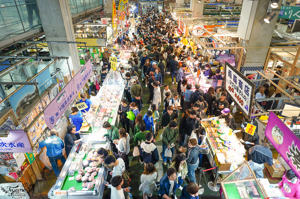 唐戶市場就是要假日來！浮誇海鮮壽司、海鮮丼、吃河豚生魚片｜下關景點｜下關美食 @緹雅瑪 美食旅遊趣