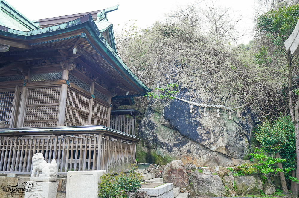九州門司港景點｜可愛河豚神籤「和布刈神社」，九州最北邊的海景神社，關門海峽旁面海絕美景色的小巧神社 @緹雅瑪 美食旅遊趣