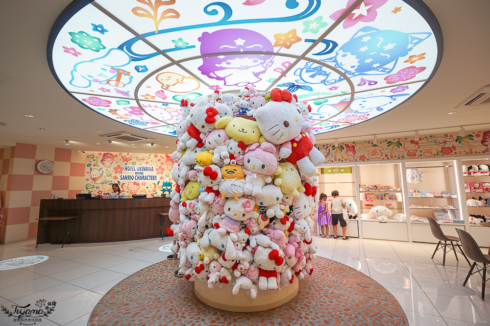 沖繩平價新飯店｜沖繩三麗鷗主題酒店：整個飯店都有超萌三麗鷗，迎賓飲品、雪鹽霜淇淋 @緹雅瑪 美食旅遊趣