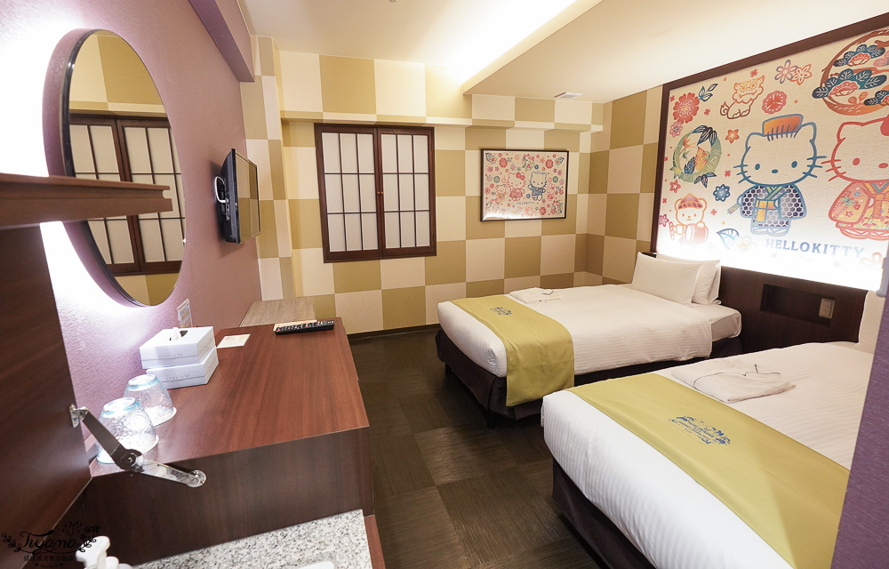 沖繩平價新飯店｜沖繩三麗鷗主題酒店：整個飯店都有超萌三麗鷗，迎賓飲品、雪鹽霜淇淋 @緹雅瑪 美食旅遊趣