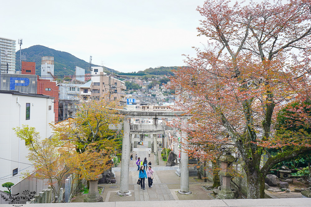長崎諏訪神社｜長崎人氣神社「鎮西大社 諏訪神社」：避邪、尋覓愛情(月老)、洗錢神社，旁邊還有長崎公園免費動物園 @緹雅瑪 美食旅遊趣