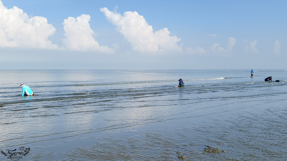 台南挖蛤蜊景點｜免費挖蛤蜊期間限定，台南北門雙春海岸線野生蛤蜊大爆發！！ @緹雅瑪 美食旅遊趣