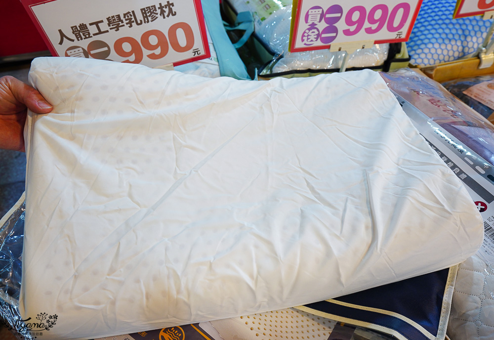 台南多利寶寢具特賣會｜海馬台南年度聯合特賣會：台灣工廠直營天絲寢具親民價就能買到！！多款枕頭買一送一只要990.天絲床包兩用被組1980起.兒童枕299.機能被990，冬天換季補寢具買到賺到 @緹雅瑪 美食旅遊趣