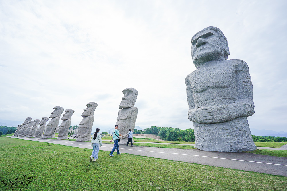 北海道巨大摩艾石像，真駒内滝野霊園好好拍！還有建築大師安藤忠雄作品 巨大佛殿 @緹雅瑪 美食旅遊趣