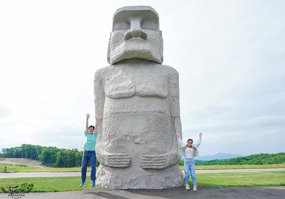 北海道巨大摩艾石像，真駒内滝野霊園好好拍！還有建築大師安藤忠雄作品 巨大佛殿 @緹雅瑪 美食旅遊趣