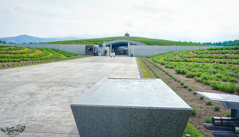 北海道頭大佛殿，在真駒内滝野霊園裡建築大師安藤忠雄的作品「洞窟中巨大佛殿」 @緹雅瑪 美食旅遊趣