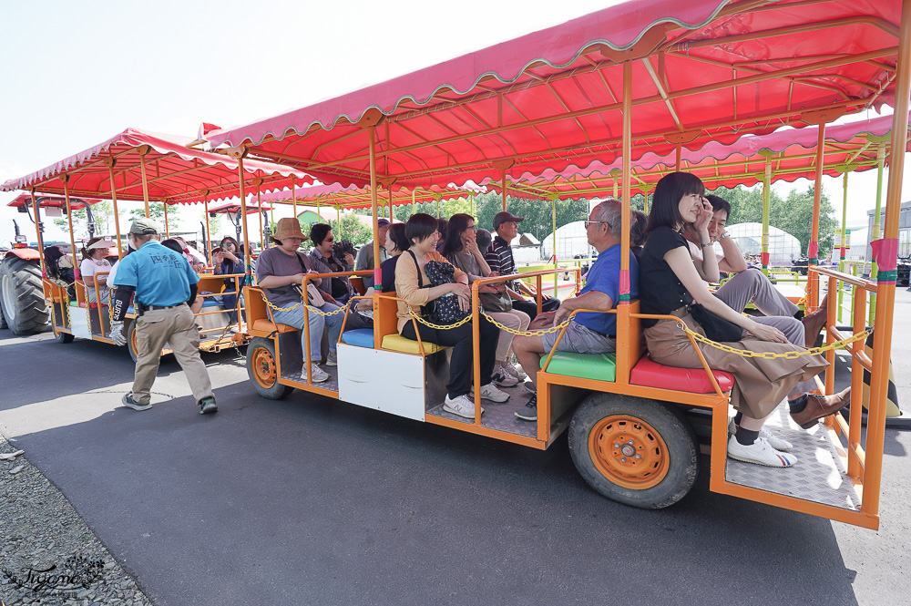 北道美瑛｜四季彩之丘：春夏季限定免入園費，遊園車NOROCCO號！10月~6月免門票 @緹雅瑪 美食旅遊趣