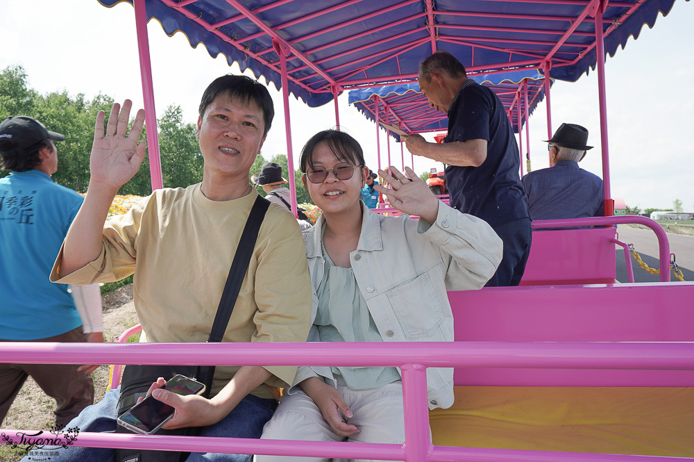 北道美瑛｜四季彩之丘：春夏季限定免入園費，遊園車NOROCCO號！10月~6月免門票 @緹雅瑪 美食旅遊趣
