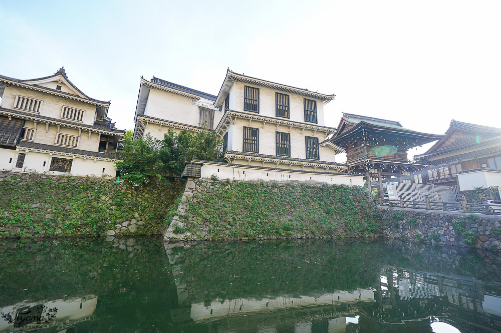 九州小倉城「小倉祇園 八坂神社」連接小倉城旁400多年歷史的豐前市守護神，全日本罕見景點「鳥居+小倉城」同框奇景 @緹雅瑪 美食旅遊趣