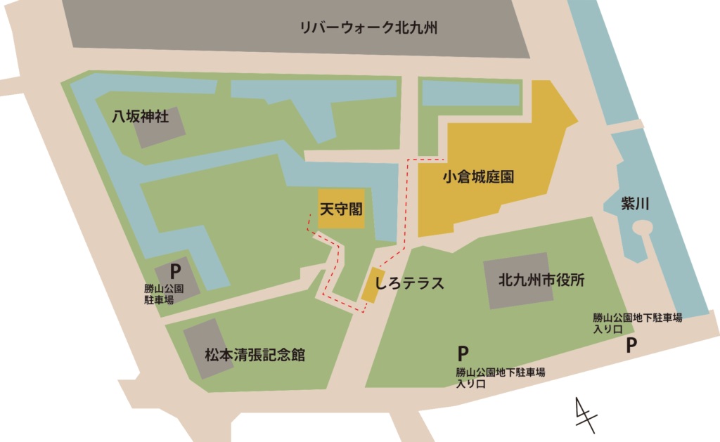 福岡小倉逛OUTLET賞夜景一日遊：小倉城．小倉城庭院．皿倉山展望台．魚町銀天街．旦過市場．九州THE OUTLETS KITAKYUSHU @緹雅瑪 美食旅遊趣