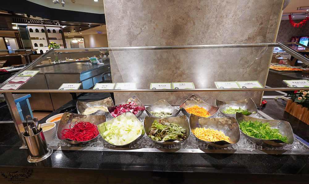 台糖長榮酒店 台南｜吃遍天下自助餐：台南聚餐推薦~台南Buffet自助餐，平日晚餐菜色 @緹雅瑪 美食旅遊趣