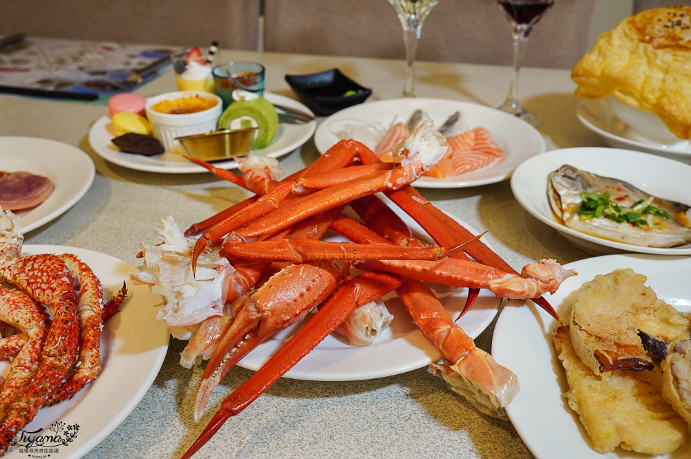 台糖長榮酒店 台南｜吃遍天下自助餐：台南聚餐推薦~台南Buffet自助餐，平日晚餐菜色 @緹雅瑪 美食旅遊趣