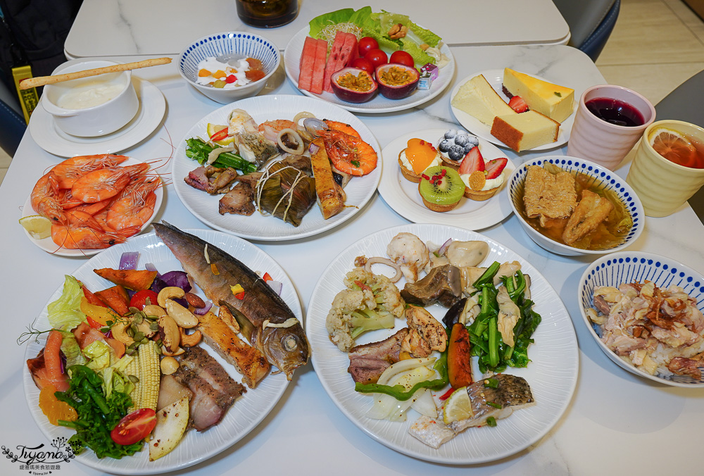 嘉義飯店Buffet自助餐｜嘉義福容voco酒店「田園西餐廳」平日晚餐分享~主餐排餐+半自助餐，超驚艷美食饗宴 @緹雅瑪 美食旅遊趣