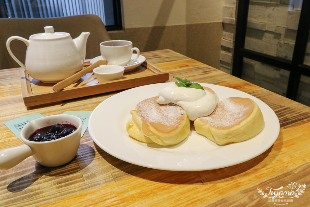台南下午茶推薦|圈子 brunch.coffee 台南公園店：現點現作「日式舒芙蕾鬆餅」 @緹雅瑪 美食旅遊趣