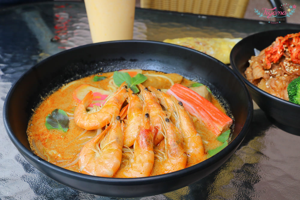 小福袋著走美食|新加坡風味爆多蝦~鮮蝦叻沙麵，平價好味道 @緹雅瑪 美食旅遊趣