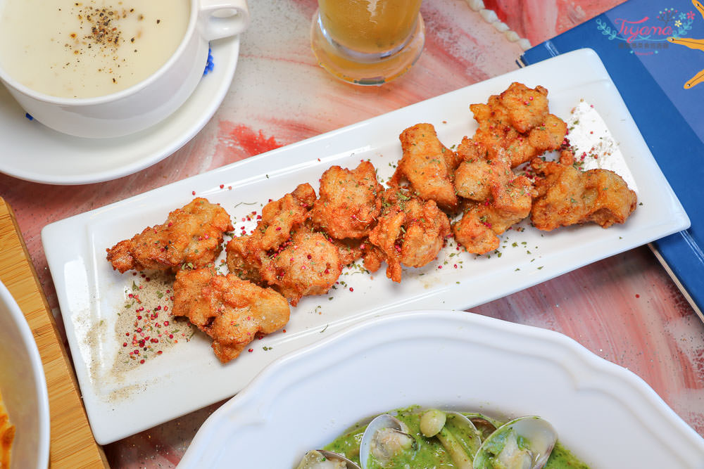 台南平價義大利麵|伊甸風味館：希臘地中海風情餐廳，料多味美~近好市多 @緹雅瑪 美食旅遊趣