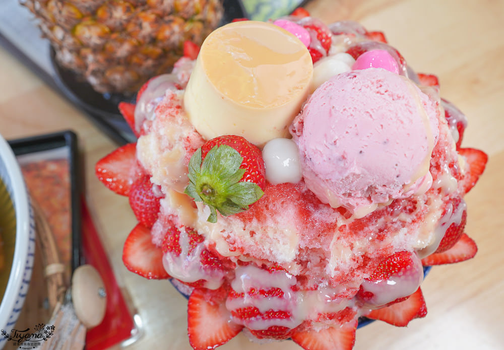 台中冰品店|有春冰菓室，夢幻季節草莓冰&#038;麻油雞麵線，給你冬天幸福的好滋味！！ @緹雅瑪 美食旅遊趣