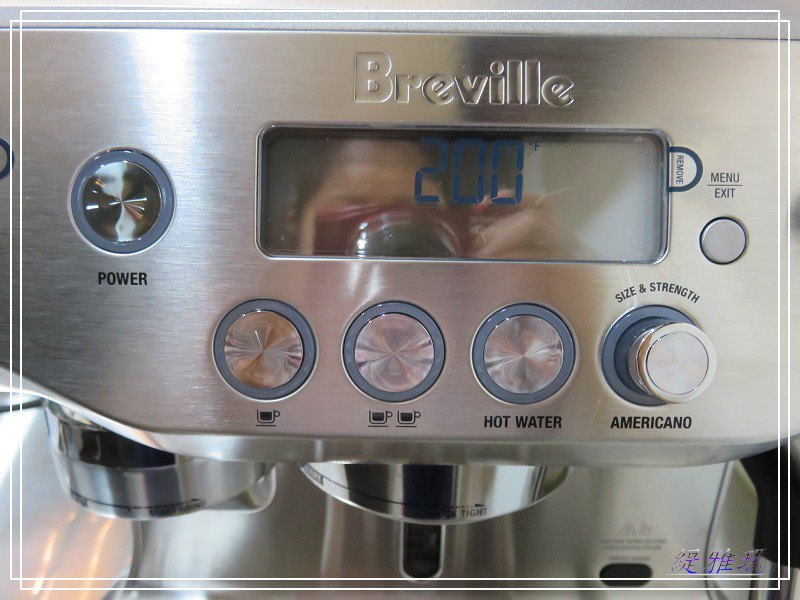 Breville BES980XL 智慧型半自動式咖啡機.自動磨+填壓+打奶泡.在家自己就是職業級咖啡師 @緹雅瑪 美食旅遊趣